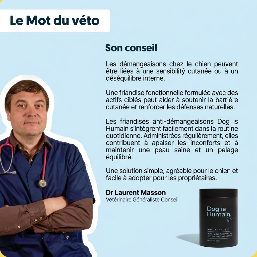 Friandises Anti-Démangeaisons, Soulage en 3 à 6 semaines